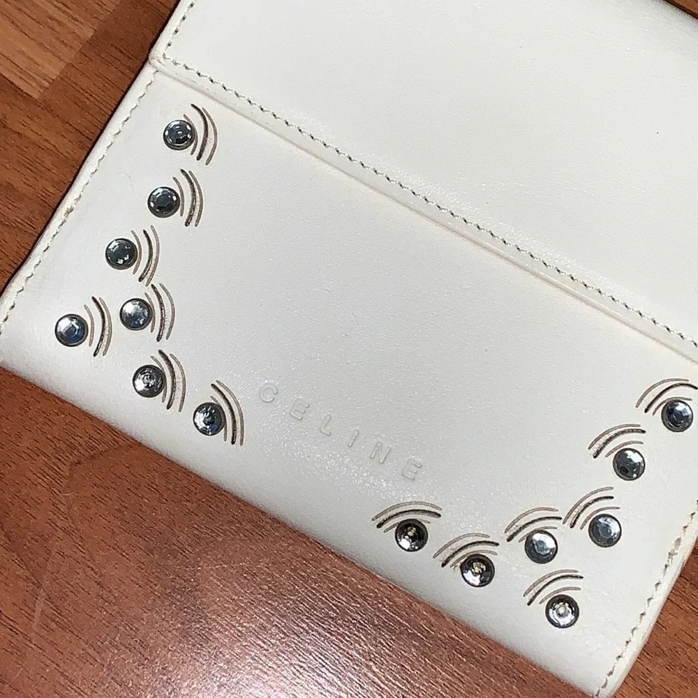 Authentic Celine Compact Rhinestone Wallet - Picture 2 of 14